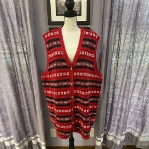 Vintage Northcrest Fair Isle Vest